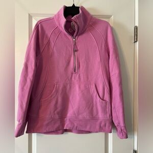 Lululemon oversized funnel neck half zip scuba